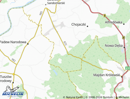 MICHELIN Durdy map - ViaMichelin