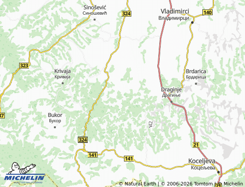 Mapa MICHELIN Kaona - ViaMichelin