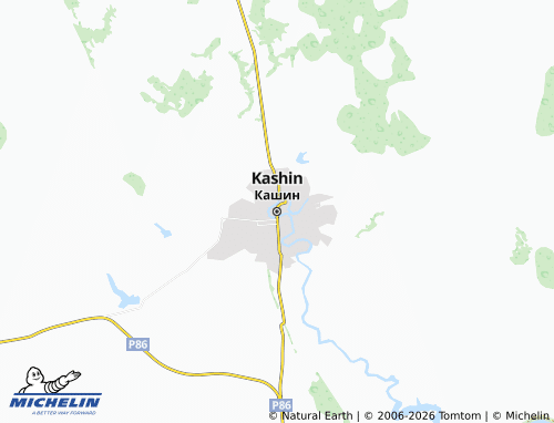 Carte MICHELIN Kashin - ViaMichelin