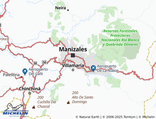 MICHELIN Arboleda map - ViaMichelin