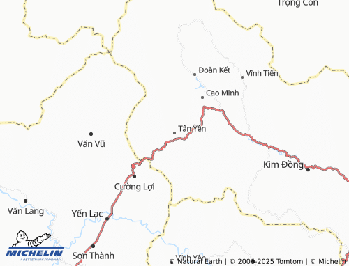 MICHELIN Tân Yên map - ViaMichelin