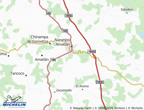 Mapa MICHELIN Lomas de Las Huastecas - ViaMichelin