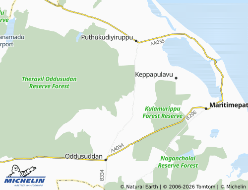 Mapa MICHELIN Mannakandal - ViaMichelin