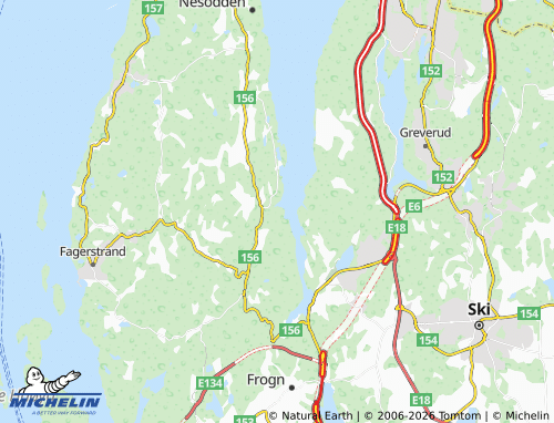 MICHELIN Brevik map - ViaMichelin