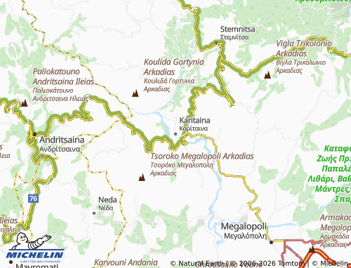 Carte MICHELIN Karitaina - ViaMichelin
