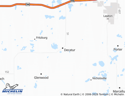 Mapa MICHELIN Decatur - ViaMichelin