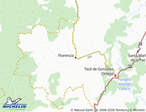 Mapa MICHELIN Los Charcos - ViaMichelin
