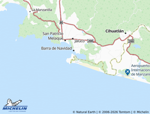 MICHELIN La Culebra map - ViaMichelin