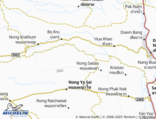 MICHELIN Nong Pho map - ViaMichelin