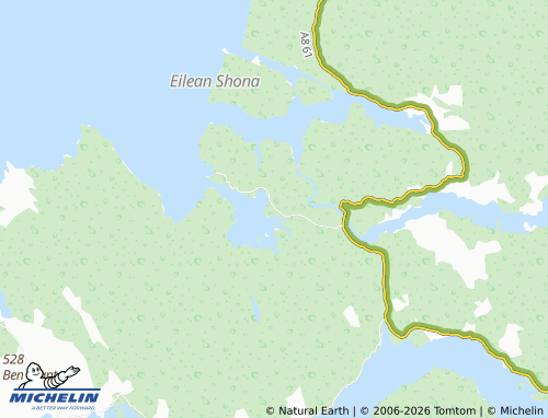 Carte MICHELIN Kentra - ViaMichelin
