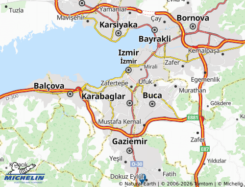 MICHELIN Gülyaka map - ViaMichelin