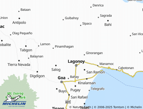 MICHELIN Agosais map - ViaMichelin