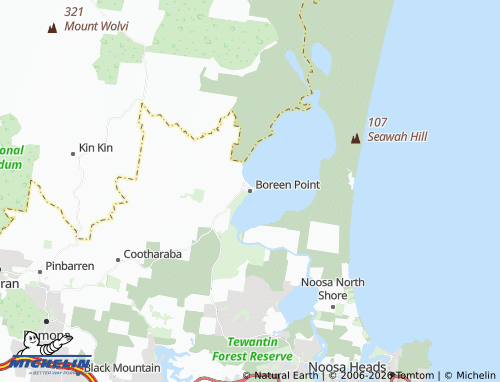 Mapa MICHELIN Boreen Point - ViaMichelin