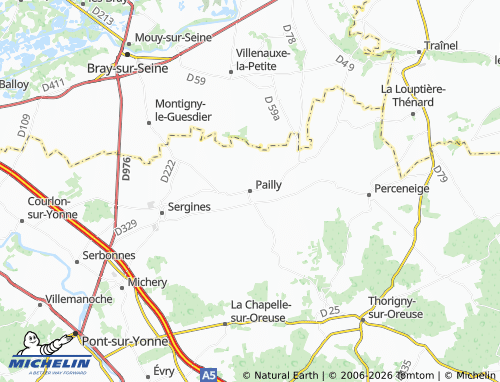 Mappa MICHELIN Pailly - ViaMichelin