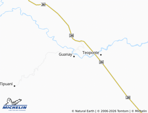 MICHELIN Guanay map - ViaMichelin