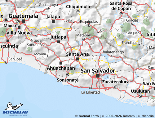 MICHELIN Santa Ana map - ViaMichelin