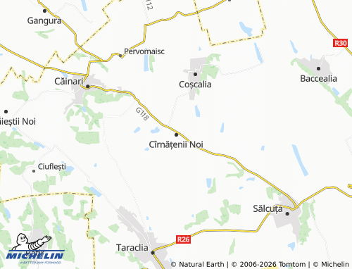 Kaart MICHELIN Cîrnățenii Noi - ViaMichelin