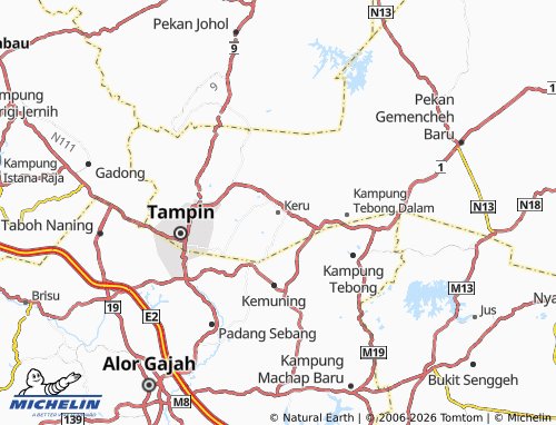 Mapa MICHELIN Keru - ViaMichelin