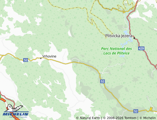 Mapa MICHELIN Donji Babin potok - ViaMichelin