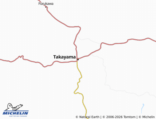 MICHELIN Takayama map - ViaMichelin