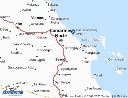 MICHELIN Pamorangon map - ViaMichelin