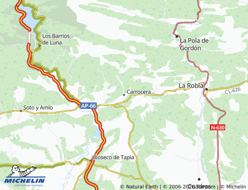 Mappa MICHELIN Carrocera - ViaMichelin