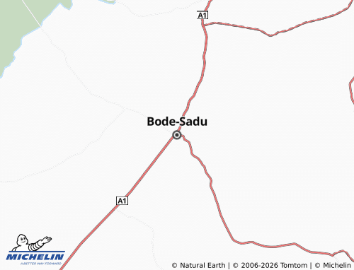 Kaart MICHELIN Bode-Sadu - ViaMichelin