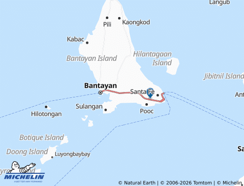MICHELIN Obo-Ob map - ViaMichelin