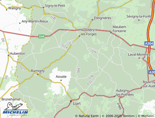 Mapa MICHELIN Estrebay - ViaMichelin