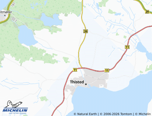 MICHELIN Skinnerup map - ViaMichelin