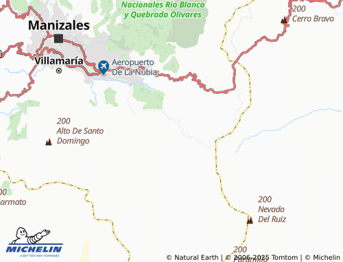 MICHELIN Termales map - ViaMichelin
