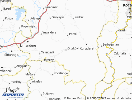 Mapa MICHELIN Ortaköy - ViaMichelin