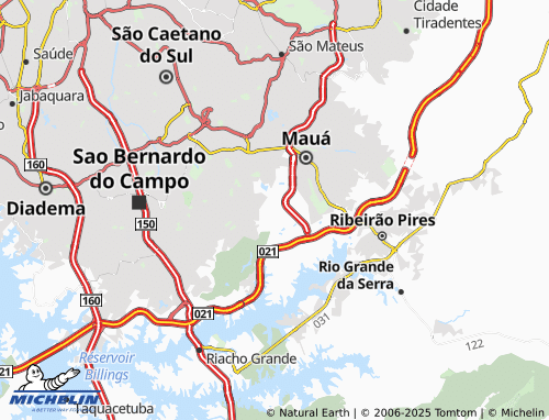 MICHELIN Vila Carlina map - ViaMichelin