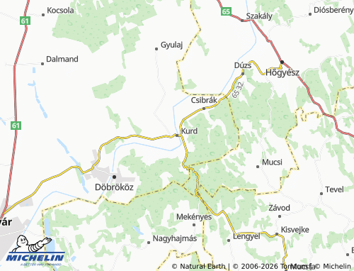 MICHELIN-Landkarte Kurd - ViaMichelin