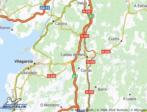 MICHELIN-Landkarte Cardín - ViaMichelin