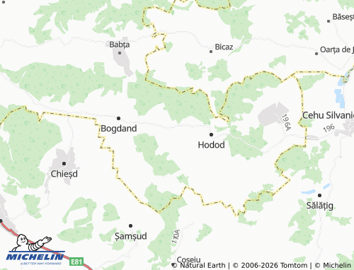 Mappa MICHELIN Nadișu Hododului - ViaMichelin