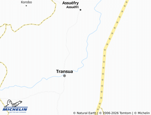 Mapa MICHELIN Assuétya - ViaMichelin