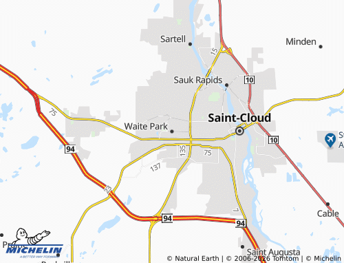 Mappa MICHELIN Waite Park - ViaMichelin