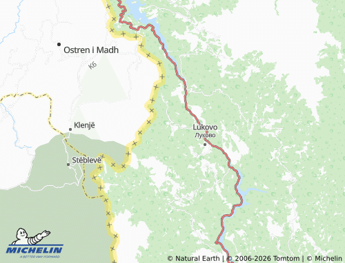 Mapa MICHELIN Modrich - ViaMichelin