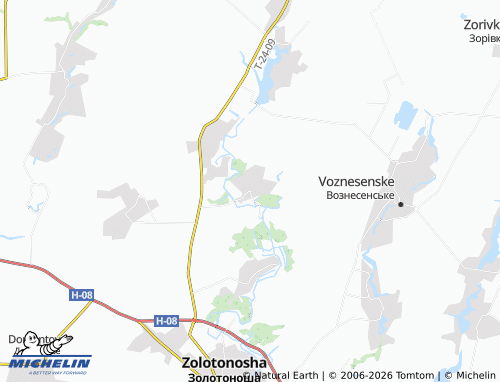 Mapa MICHELIN Kovtuny - ViaMichelin