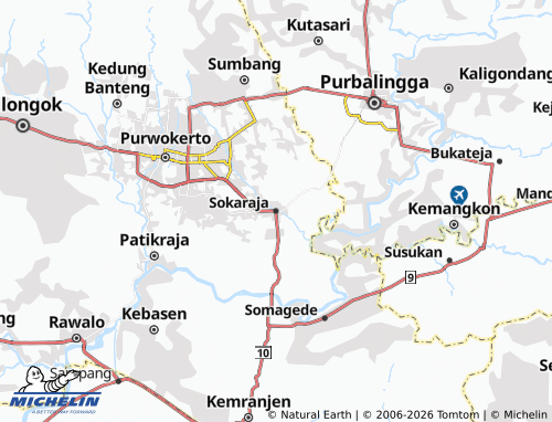 Mapa MICHELIN Sokaraja - ViaMichelin