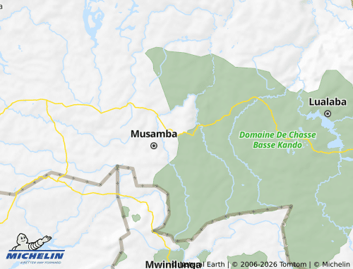 Mappa MICHELIN Mutshatsha - ViaMichelin