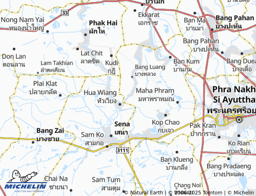 MICHELIN Thang Chang map - ViaMichelin
