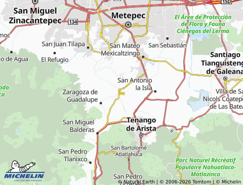 Mapa MICHELIN Calimaya - ViaMichelin