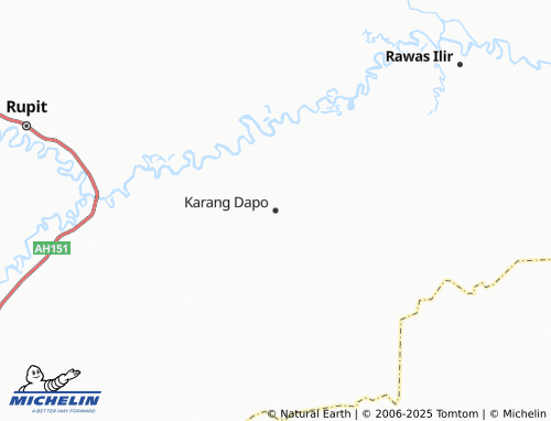 MICHELIN Karang Dapo map - ViaMichelin