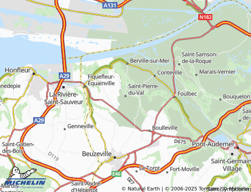 MICHELIN Saint-Pierre-du-Val map - ViaMichelin
