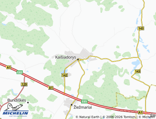 Mappa MICHELIN Kaišiadorys - ViaMichelin