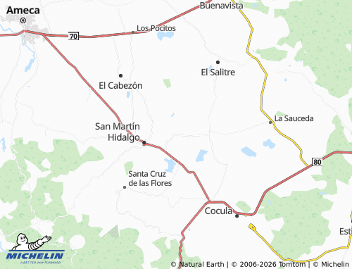 Mappa MICHELIN Los Guerrero - ViaMichelin