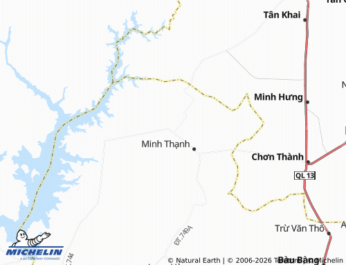 Mapa MICHELIN Minh Hòa - ViaMichelin
