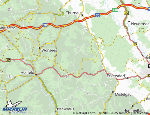 MICHELIN Alladorf map - ViaMichelin